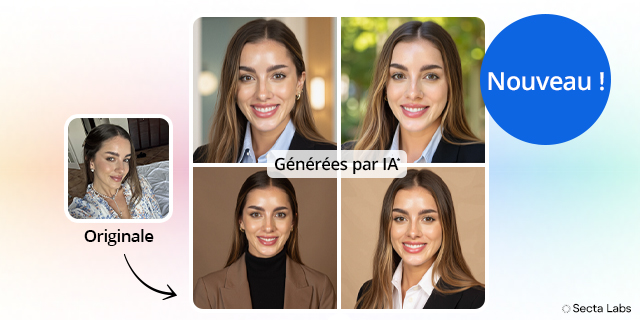 Portraits professionnels intelligence artificielle